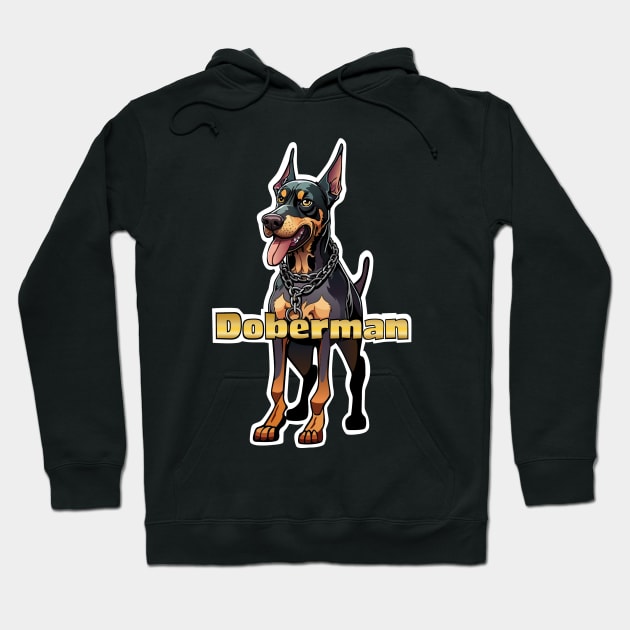 Doberman Hoodie by SquishyKitkat